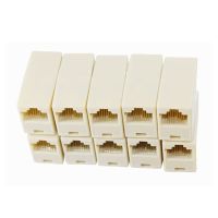 【CW】 10Pcs RJ45 8P8C 8Pins Connectors Network Extender Ethernet Female CAT5 / 5E 6 6a Coupler Cable