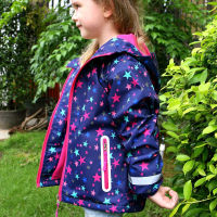 New Spring Autumn Child Kid Jacket Baby Boy Girl Windproof Waterproof Jacket Coat Double-Deck Inner Polar Fleece Jackets