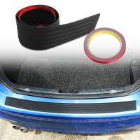 Universal Protector Rear Bumper Guard Rubber Mouldings Pad Trim Cover Strip Car Styling 104x9cm Car Trunk Door Sill Plate