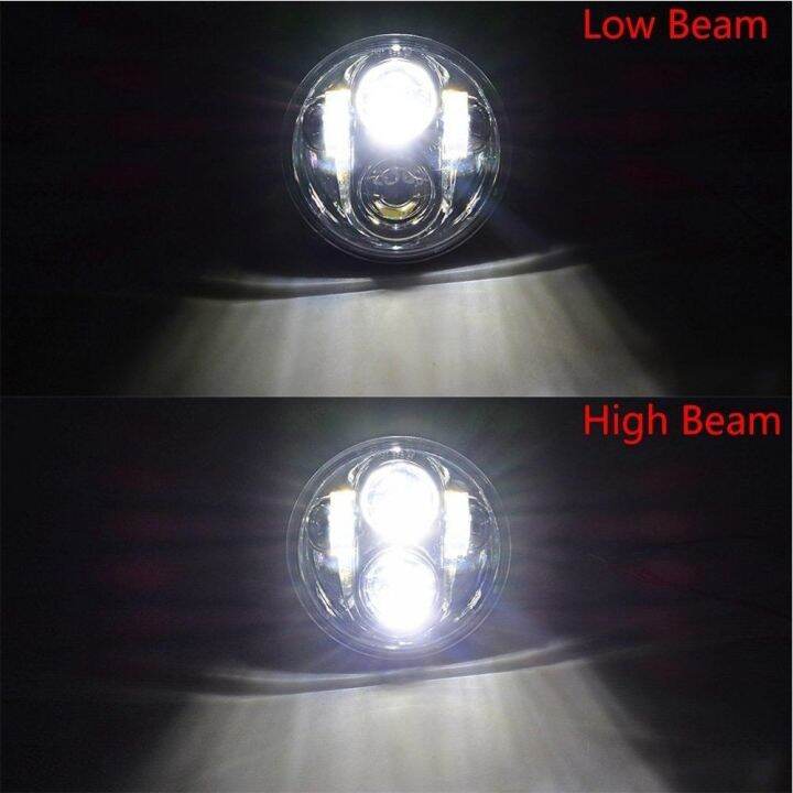 ไฟหน้ารถจักรยานยนต์-led-ขนาด5นิ้ว5-75-3-4นิ้วสีดำสำหรับ-sportster-1200-xl1200l-xl1200c-กำหนดเอง883-xl883r-883l-xl883