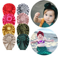 10pcslot Baby Velvet Round Ball Hat Turban For Girls Newborn Head Wrap Winter Kids Caps Headband Hair Accessories Wholesale