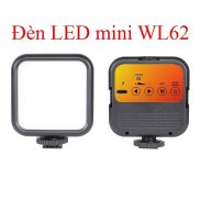 Đèn LED mini WL62 hỗ trợ quay phim chụp ảnh Cho Điện Thoại Máy Ảnh DSLR