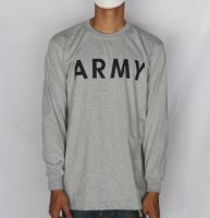 เสื้อยืดเเขนยาว คอกลม Army