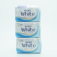 Hong Kong purchase Kao soap three packs 130g x 3 pieces moisturizing skin not tight elegant floral fragrance with foam