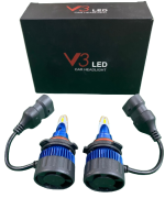 PL XENON  หลอดไฟหน้า LED V3 Car Headlight มีขั้วให้เลือกH4 H11 ของแท้100% กระจายแสงได้กว้าง ติดตั้งง่าย แสงไฟสว่าง ใช้ได้ทั้งไฟ 12/24V