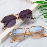 [COD] sunglasses2022 new black frame retro inlaid big men and women face fashion sunglasses