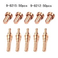 100pcs 9-8215 9-8212 Plasma Cutting Torch SL60 SL100 Electrode Tips Nozzles Durability Power Tools