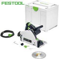 FESTOOL รางเลื่อยไฟฟ้าแบบพกพา,รางเลื่อยตัดของสุญญากาศสำหรับงานไม้55 FQ-F-Plus เครื่องมือไฟฟ้า1200W 220V TS55FEBQ