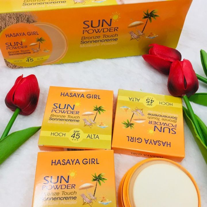 แป้งพัฟ-แป้งพัฟคุมมัน-แป้งพัฟกันแดด-hasaya-girl-sun-powder-แป้งพัฟ-spf-45-คุมมัน-แป้งพัฟพกพา-แป้งพัฟ