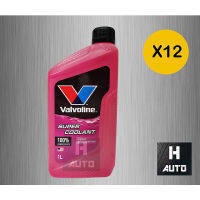 ?ขายยกลัง? น้ำยาหม้อน้ำ สีชมพู Valvoline (วาโวลีน)  Super Coolant (ซุปเปอร์ คลูแลนท์) ขนาด 1 ลิตร x 12 ขวด