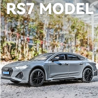 1:24ออดี้ RS7 Sportback ล้อแม็ก Die Cast รถของเล่นรุ่นพวงมาลัยเสียงและแสงเด็กของเล่นของสะสมของขวัญวันเกิด