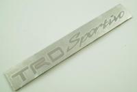 ป้ายอลูมิเนียม TRD SPORTIVO ขนาด 7x1cm มีเทปกาวติดตั้งด้านหลัง