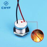 LED Metal Indicator light 16mm waterproof Signal lamp LIGHT 3V 6V 12V 24V 220v Wiring connect red yellow blue white