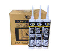 [ลัง] BOSNY ACRELIC SILICOLNE SEALANT B330  อะครีลิค ซิลิโคน ซิลแลนท์  บี 330 (12 หลอด)