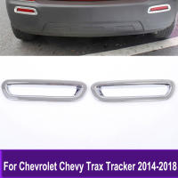 สำหรับ Chevrolet Chevy Trax Tracker 2014-2016 2017 2018ไฟตัดหมอกด้านหลังฝาครอบไฟท้าย Foglamp Foglight Trim สติกเกอร์อุปกรณ์เสริม