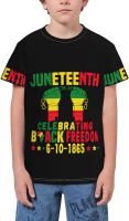 Juneteenth Free-Ish Since 1865 Celebrate Black Freedom T- Shirt Short Novelty for Boys and Girl