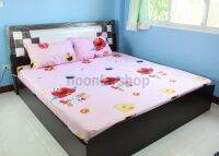 CKBEDROOM 001163 ผ้าปูที่นอน ลวดลายการ์ตูน น่ารัก ขนาด 6 ฟุต วินเทจ fit sheet