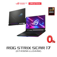 ASUS ROG Strix Scar 17 Gaming Laptop, 17.3” 240Hz  IPS Type WQHD Display, GeForce RTX 3060,  Intel i9-12900H, 32GB DDR5 SO-DIMM(16x2), 1TB M.2 NVMe PCIe 4.0 SSD, Per-Key RGB Keyboard, G743ZM-LL044W