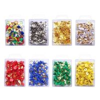 Colors Decorative Thumb Tacks Colorful Cute Pushpins for Feature Wall Corkboard D5QC Clips Pins Tacks