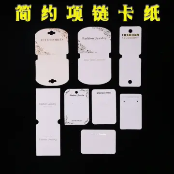 100pcs/200pcs Korean Style Simple Bracelet Packaging Card Paper
