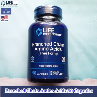 กรดอะมิโน Branched Chain Amino Acids 90 Capsules - Life Extension