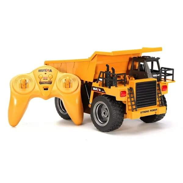 huina-toys-1540-dump-truck-scale-1-18-รถตักดินบังคับวิทยุไร้สายสามารถหมุนได้ถึง360องศาใช้งานได้เหมือนกับรถจริง