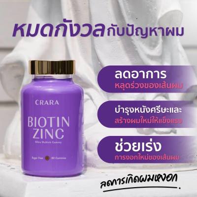 ส่งฟรี 1 กระปุก+ ของแถม  : Biotin Zinc  ไบโอติน ซิงค์ บำรุงผมเงางาม เล็บแข็งแรง ไม่ขาดหลุดร่วง  (60 เม็ด) / KENKI