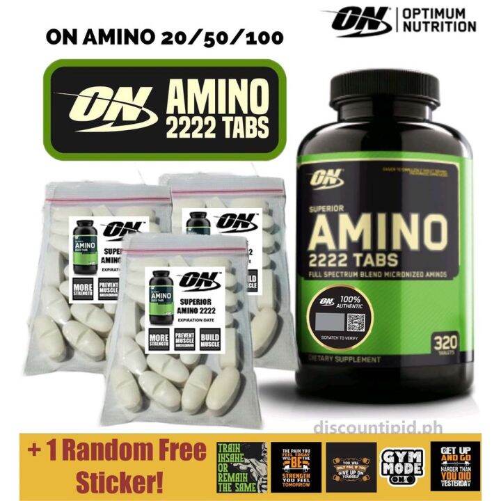 ON AMINO 2222 20/50/100 TABLETS | Lazada PH