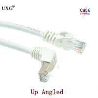 【Wireless】 Cat 6e RJ45สาย CAT6 8pin UTP ด้านข้างรูปทรงมุม RJ45แพทช์รูปร่าง Ethernet 6e Lan สายสั้น Gigabit CAT6ข้อศอก