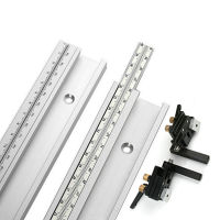 45 Type T Track with Scale Aluminium Alloy T-tracks Slot Miter Track 300-800mm Table Saw for Workbench Woodworking Tools DIY