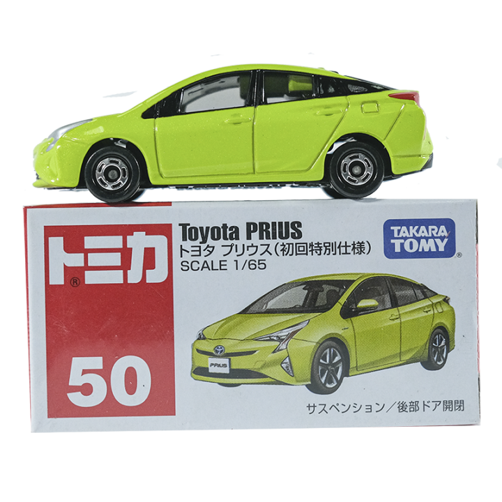 Takara Tomy No.50 Toyota Prius Scale 165 Diecast Car Model Lime Green Color Lazada PH