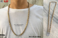 สร้อยคอHipster5มิล สองกษัติย์ necklace hiphop สแตนเลสแท้ Stainless แฟชั่นชาย แฟชั่นผู้หญิง 316l allacc