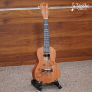 Ukulele Concert Chard UK-24-TA-A Hello Kitty, Gỗ Mahogany Nguyên Tấm