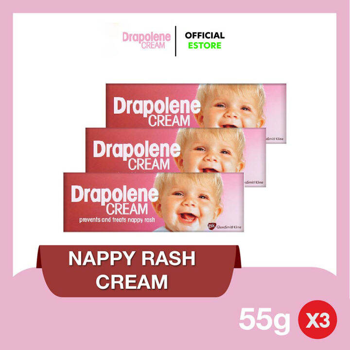 DRAPOLENE Cream for nappy rash, 55g [3 Pack] Lazada Singapore