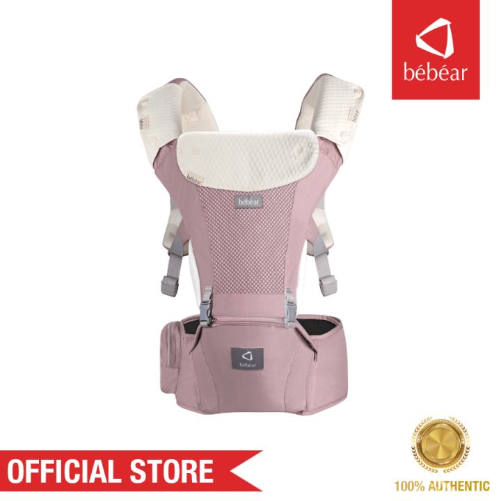 Bebear Mesh Plus Hip Seat Carrier (Rose Pink) | Lazada PH