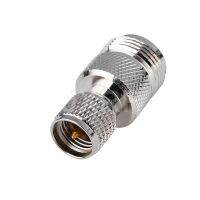 JX RF Connector N female to Mini UHF Male Coaxial Adapter