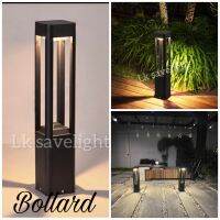 โคมไฟสนามไฟ LED BOllard สำหรับตกแต่งสวน ดีไซน์เรียบง่ายทันสมัย