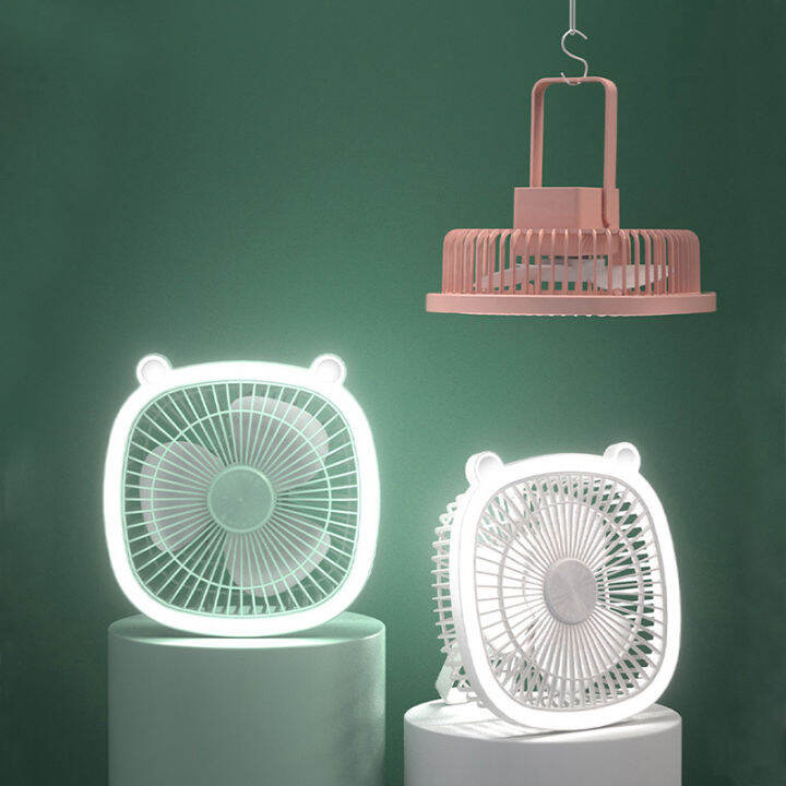 usb-charge-night-light-fan-wireless-ceiling-electric-fans-wall-hanging-air-cooler-desktop-mini-circulator-camping-night-lamp-fan