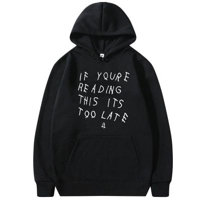 Drake Letter Print Hoodie Mens High Quality Hoodies Male Casual Streetwear Mens Cotton Sweatshirt New Hip-hop Trend Style Size XS-4XL