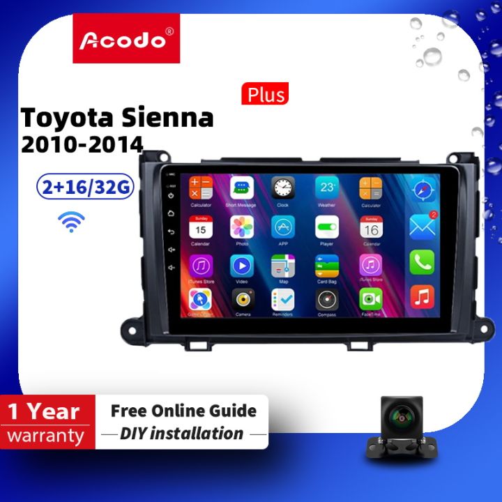 acodo-2din-9-นิ้ว-android-12-สำหรับ-toyota-sienna-2010-2014-carplay-head-unit-รถวิทยุสเตอริโอมัลติมีเดียวิดีโอเครื่องเล่น-mp5-ระบบนำทาง-gps-เครื่องเล่นวิดีโอ-carplay-ไร้สาย-android-auto-wifi-ips-เครื่