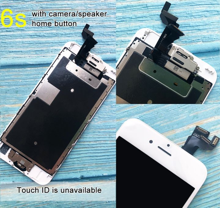 สำหรับ-iphone-6ทั้งชุด-lcd-อุปกรณ์เสริมครบชุดสัมผัสสำหรับ-iphone-6s-จอสำรองแสดงผลสำหรับปุ่มกล้อง-lcd-iphone-7