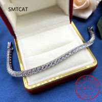 4 มม. Moissanite สร้อยข้อมือผู้หญิง 100% 925 เงินสเตอร์ลิงอัญมณีกำไลข้อมืองานแต่งงาน Sparkles Lab สร้อยข้อมือเพชร-Naoei