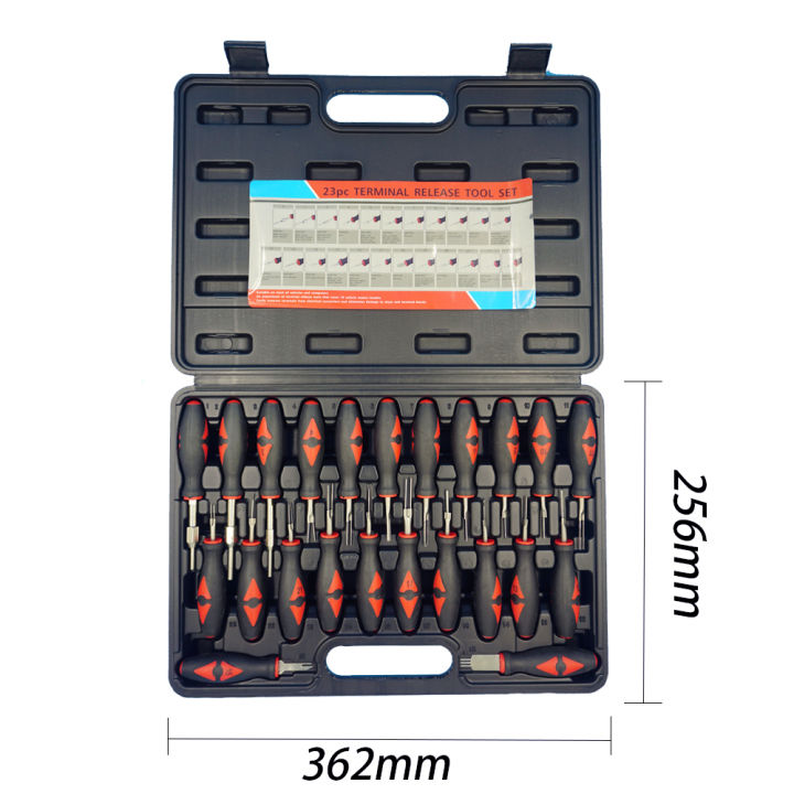 23pcs-universal-terminal-release-tools-set-for-auto-electronic-component-disassembly-work-harness-connector-remover-tool