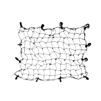 ตาข่ายยางยืดพร้อมตะขอ 100×130 ซม. เหมาะสำหรับคลุม Rack บนหลังคารถยนต์ | CARGO NET SIZE 100 CM x 130 CM x 8G HOOKS BLACK