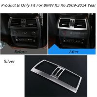 แต่งรถ E71 E70 F16สำหรับ Bmw X5 F15กรอบตกแต่งช่องแอร์ด้านหลังช่องระบายอากาศสติ๊กเกอร์ฝาครอบอุปกรณ์ตกแต่งรถยนต์