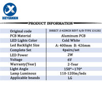 6V 2W 400Mm 425.5Mm LED Backlight Strip สำหรับ LG 42LB DIRECT .0 42นิ้ว REV7 42LB582V 42LX330C 42LX530S 42LB5600
