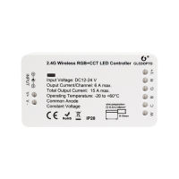 【☸2023 New☸】 uylexs Gledopto Zigbee Rgbww ตัวควบคุมแถบไฟ Led อัจฉริยะ Dc 12V 24V Rgbct ตัวควบคุมไฟ Led ทำงานร่วมกับ Echo Plus Smartthings Zigbee Hub 3.0