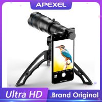 APEXEL Optional HD 36X metal telescope telephoto lens monocular mobile lens+ selfie tripod for Samsung Huawei all Smartphones Smartphone Lenses