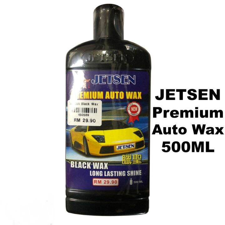100 [Original] Jetsen Premium Auto Wax, Black wax Long Lasting (500ML) Lazada