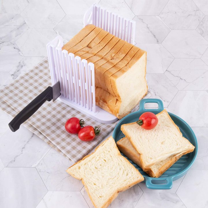 เครื่องมือตัดเบเกิลแซนด์วิชเค้กขนมปังแบบปรับได้อะไหล่เครื่องอบที่ตัดขนมปังที่หั่นขนมปัง